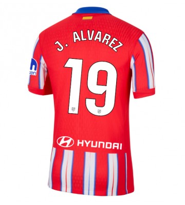 Atletico Madrid Julian Alvarez #19 Replika Hjemmebanetrøje 2024-25 Kortærmet